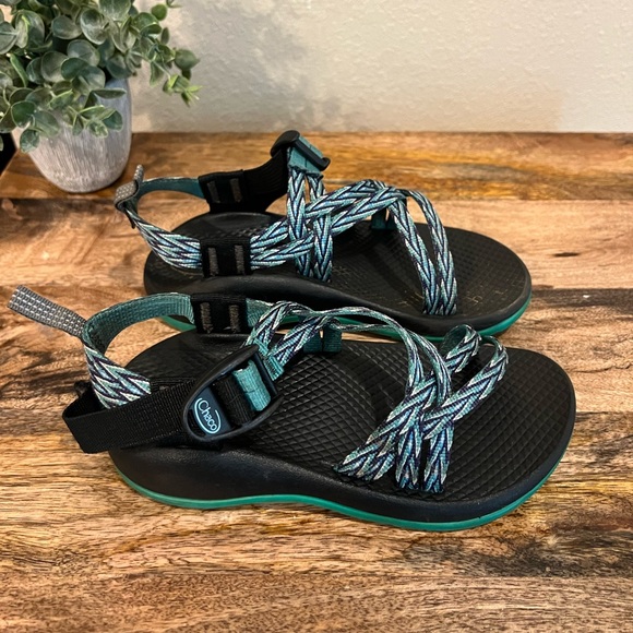 Chaco Other - Kids Chaco Sandals Black Green Size 1